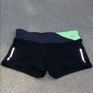 Nike Dri-Fit Black n Neon Green Reflective Spandex